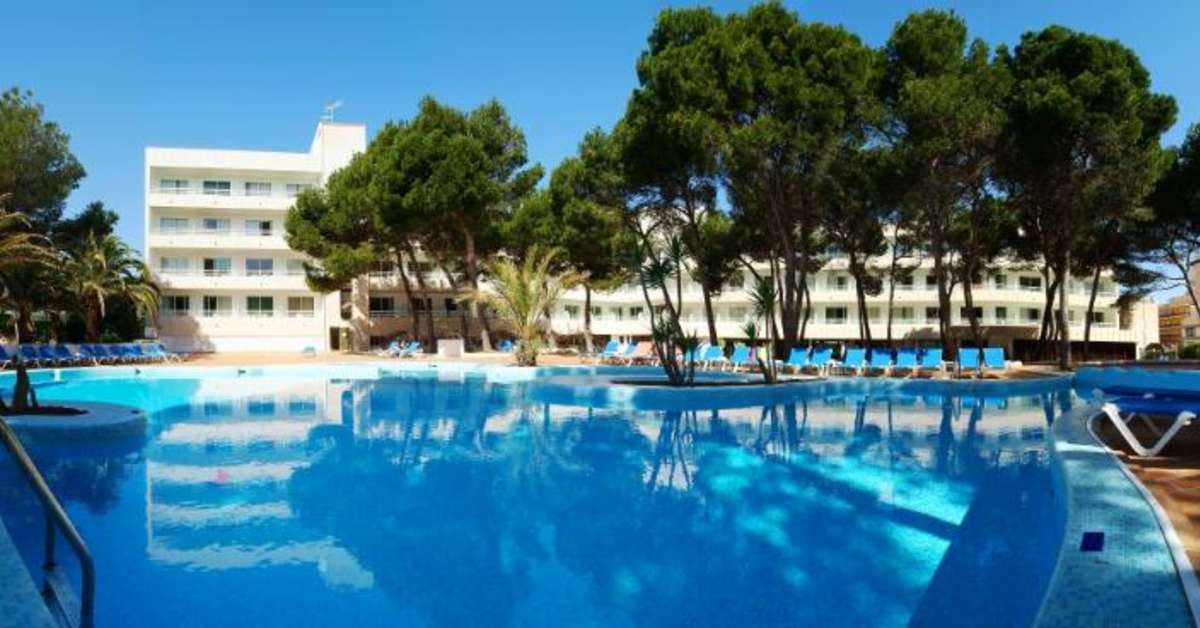 Een foto van een overzicht van S'Entrador Playa Hotel & Spa
