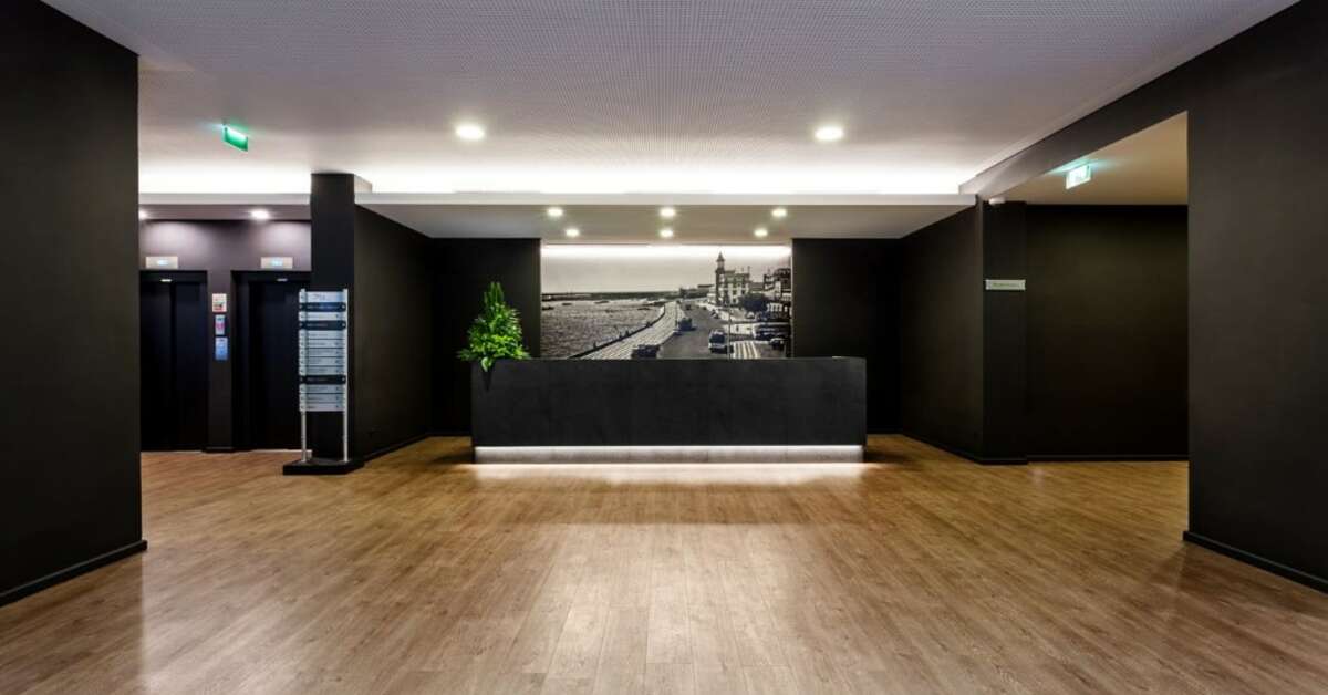 Een foto van het interieur van Neat Hotel Avenida