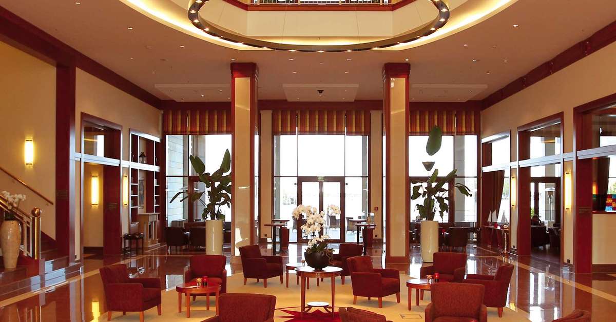 Een foto van het interieur van Atlantic Hotel Wilhelmshaven