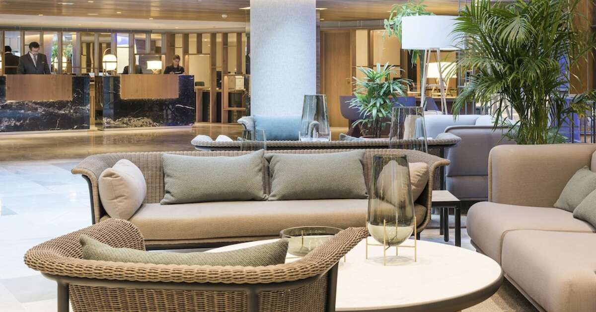 Een foto van het interieur van Melia Palma Marina