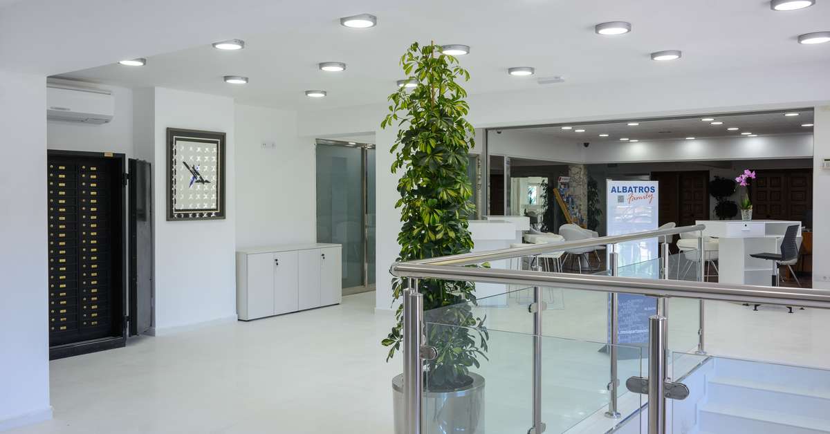 Een foto van het interieur van Medplaya Albatros Family