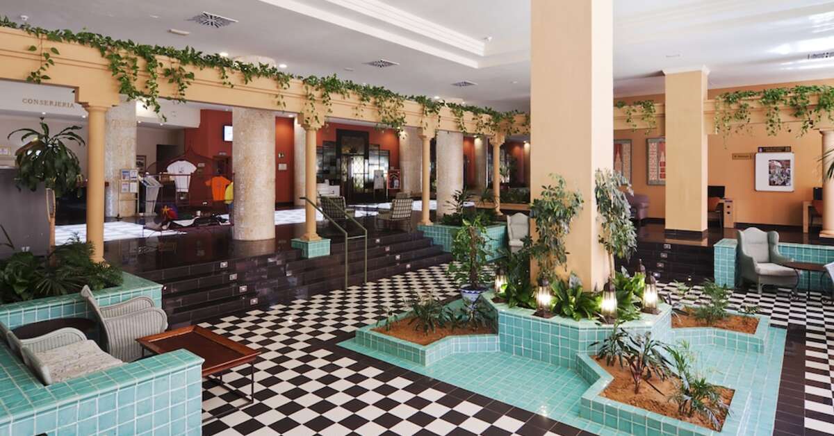 Een foto van het interieur van Playacanela Hotel