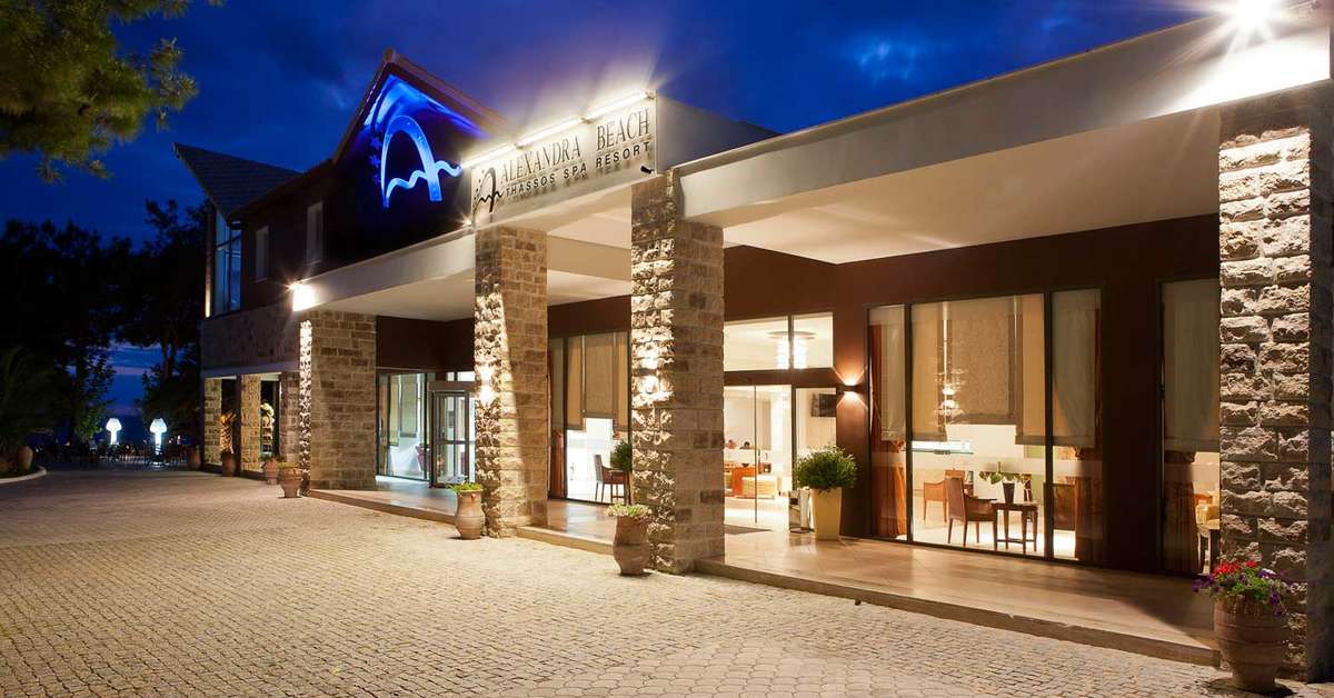 Een foto van de buitenkant van Alexandra Beach Thassos Spa Resort