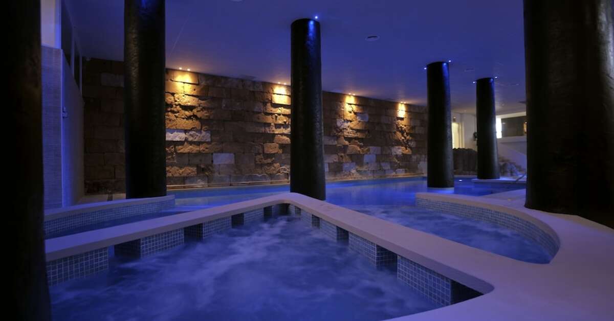 Ein Foto vom Pool im Aparthotel Club Simo