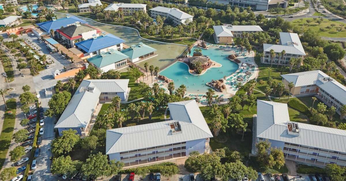 Een foto van de buitenkant van PortAventura Hotel Caribe