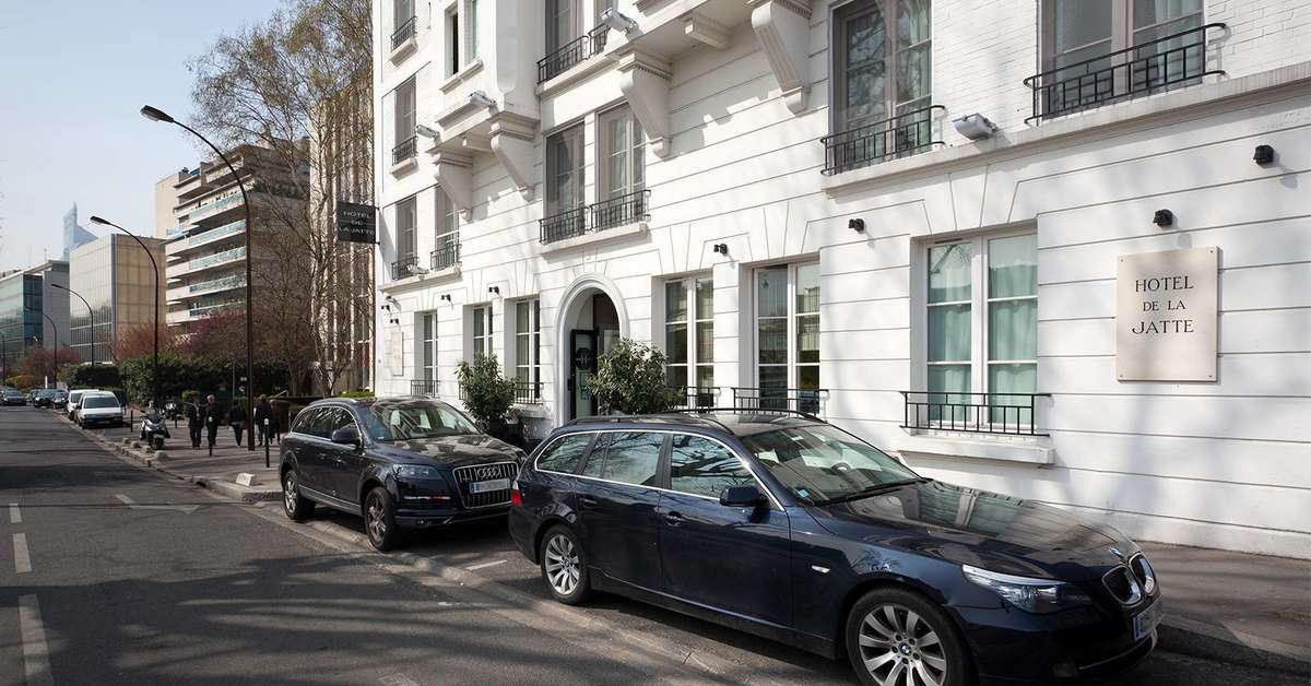 Een foto van de buitenkant van Hotel de la Jatte