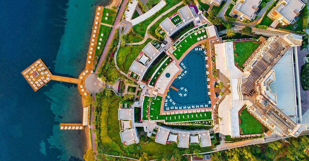 Een foto van het zwembad bij Hotel Baia Bodrum