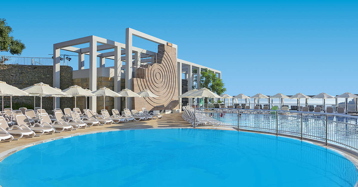 Een foto van het zwembad bij Duja Bodrum Hotel