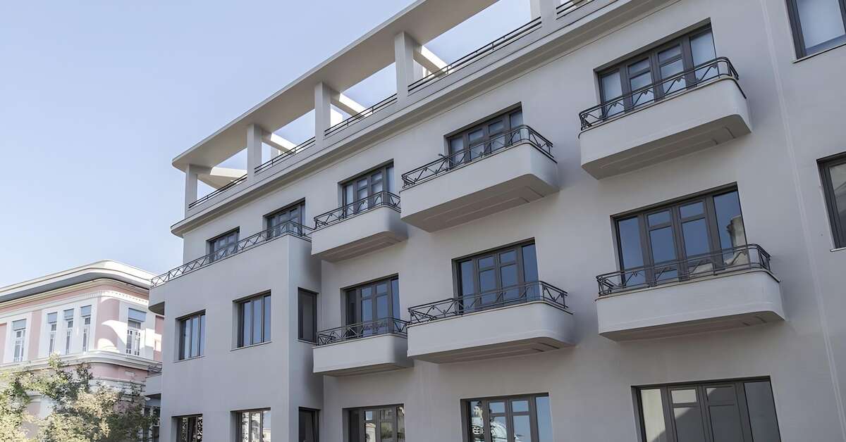 Een foto van de buitenkant van Perianth Hotel