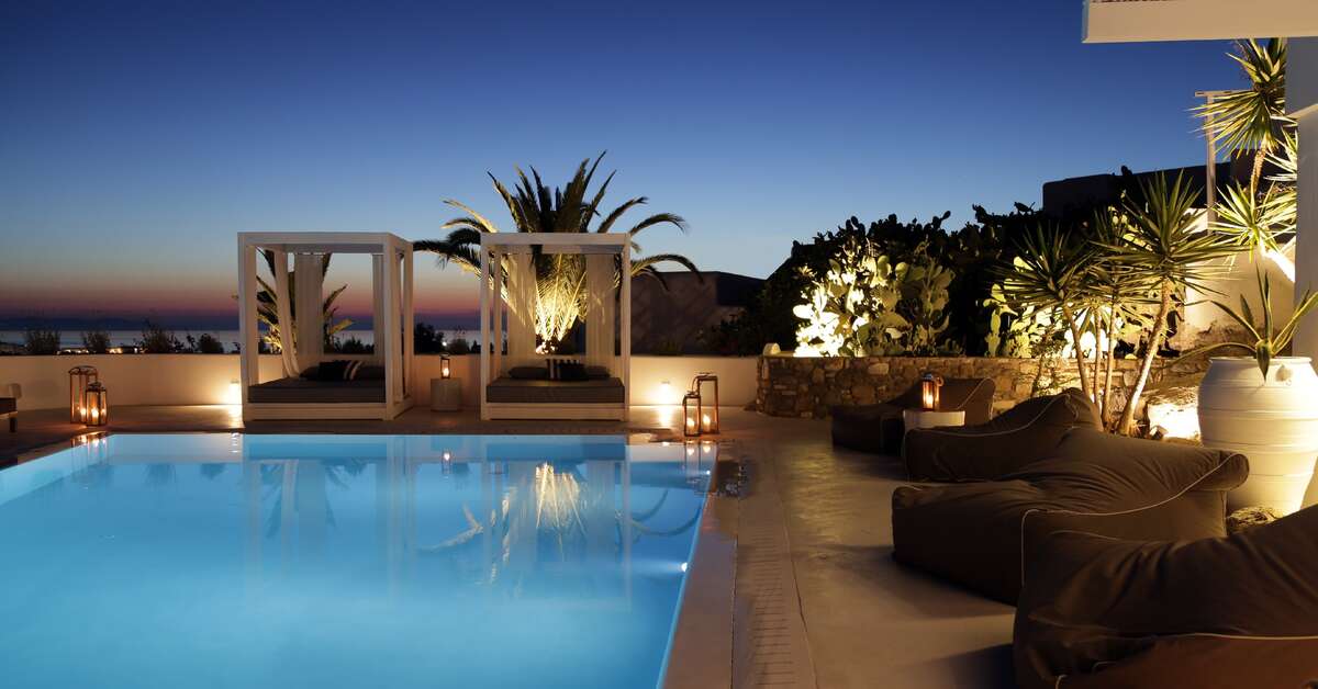 Een foto van het zwembad bij Livin Mykonos Hotel