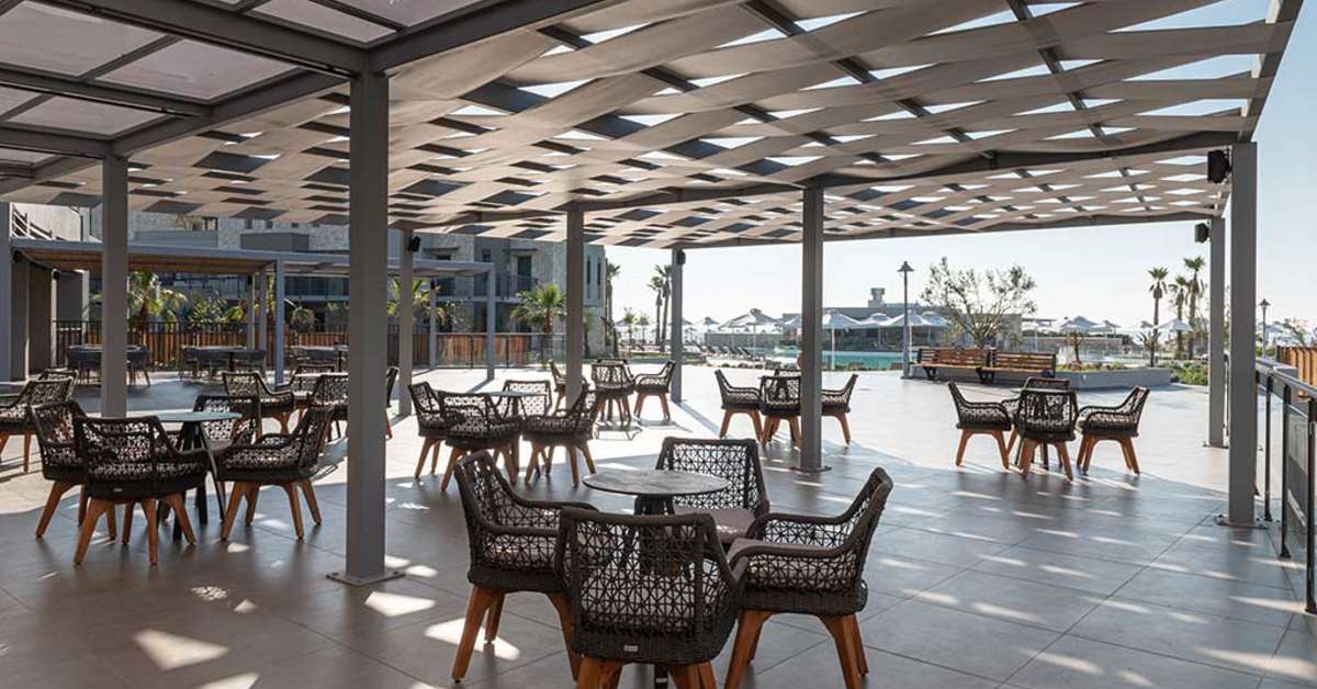 Een foto van de faciliteiten bij Portes Lithos Luxury Resort