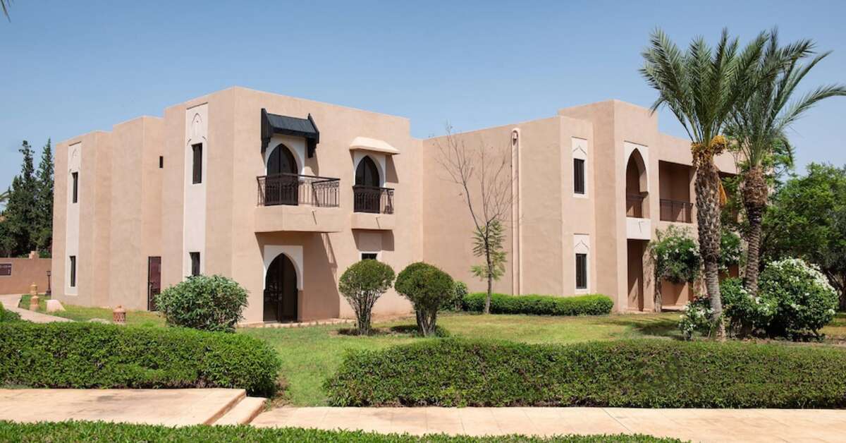 Een foto van de buitenkant van Marrakech Ryads Parc & Spa