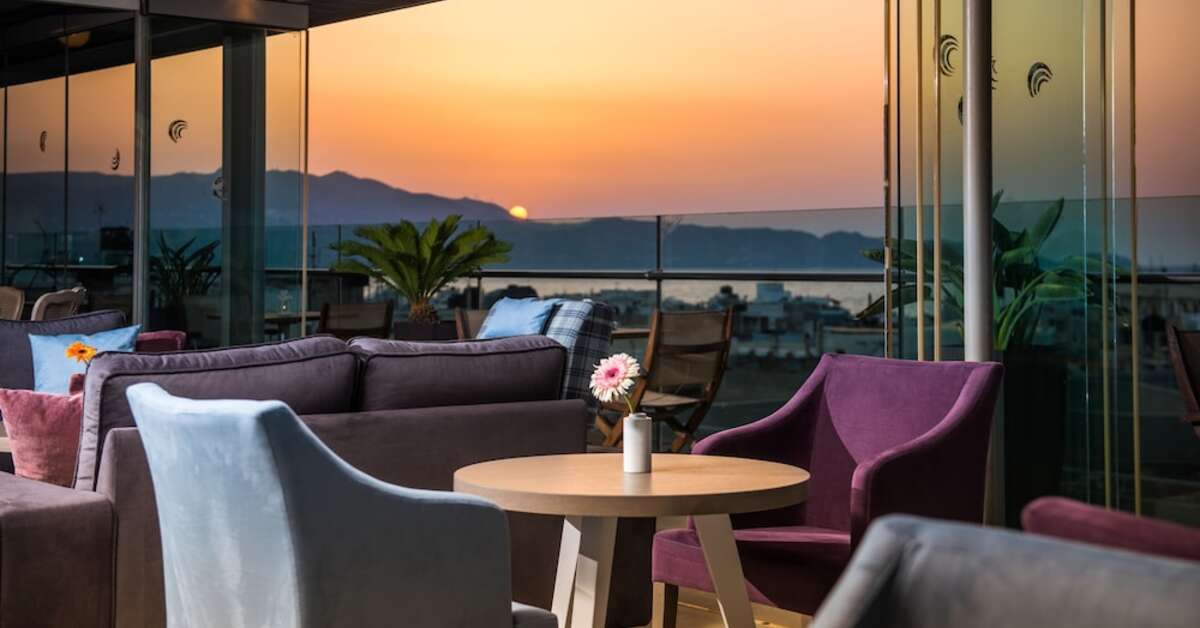 Een foto van het interieur van Castello City Hotel