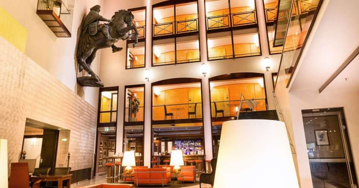 Een foto van het interieur van Living Hotel Grosser Kurfurst
