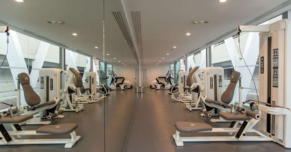 Een foto van de faciliteiten bij Santa Monica Suites Hotel