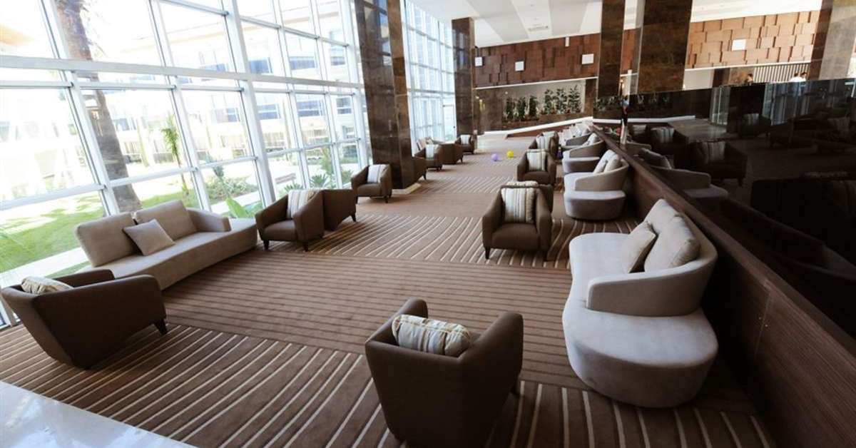 Een foto van het interieur van Palm Wings Beach Resort Kusadasi
