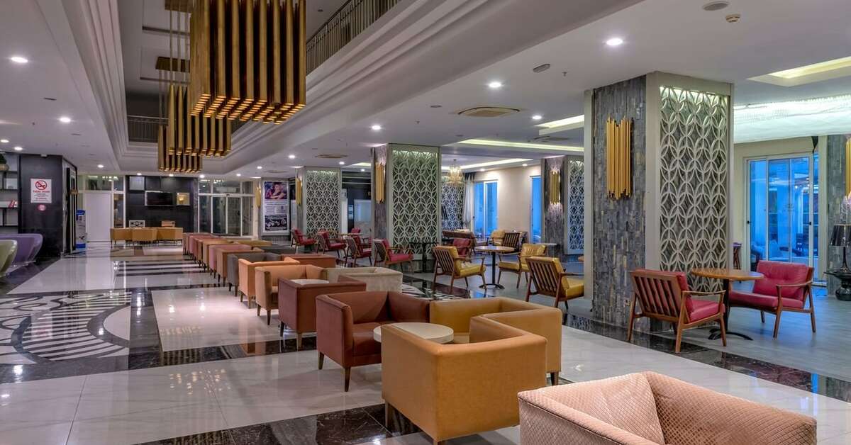 Een foto van het interieur van Port River Hotel & Spa