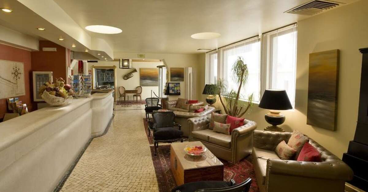 Een foto van het interieur van Hotel do Cerro