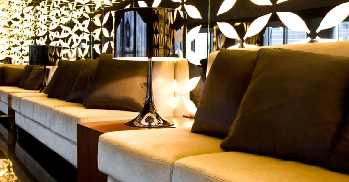 Een foto van het interieur van Eurostars Madrid Tower Hotel