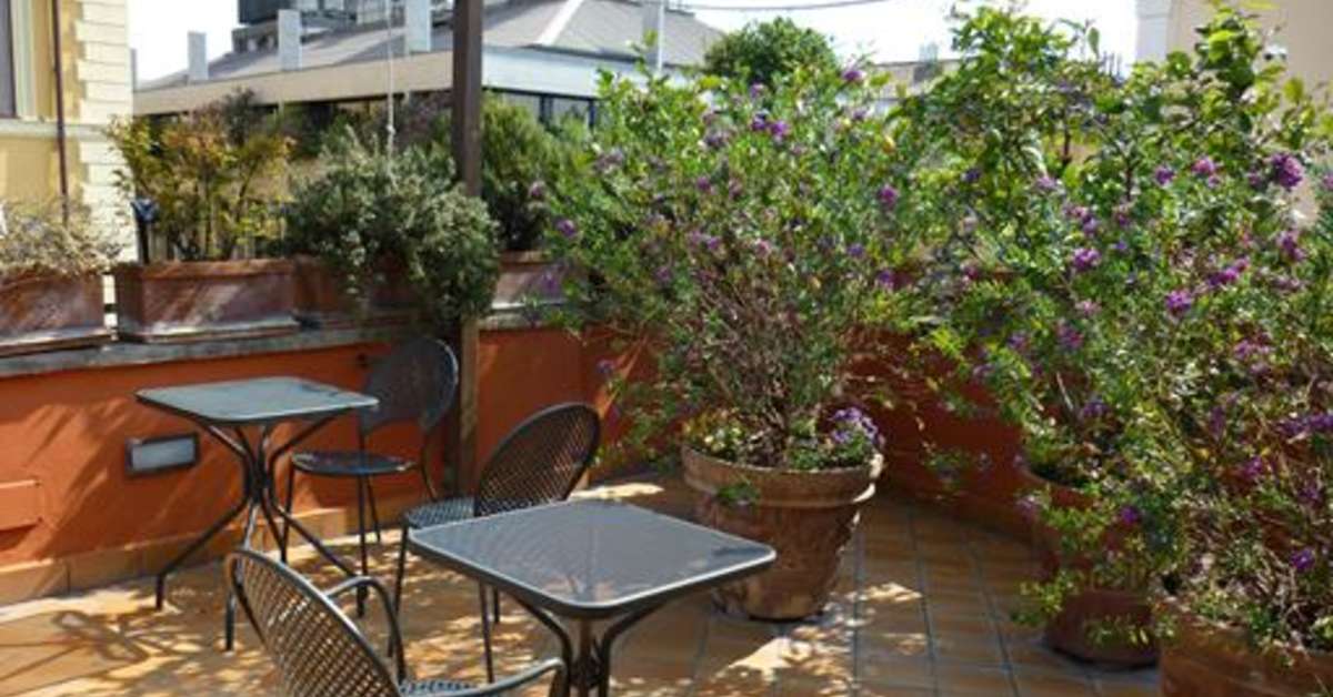 Een foto van de faciliteiten bij Hotel Columbia Rome
