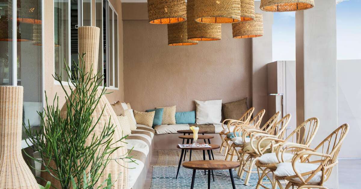 Een foto van het terras bij The 15th Boutique Hotel