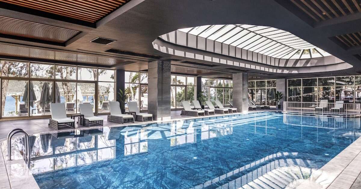 Een foto van het zwembad bij Vogue Hotel Supreme Bodrum