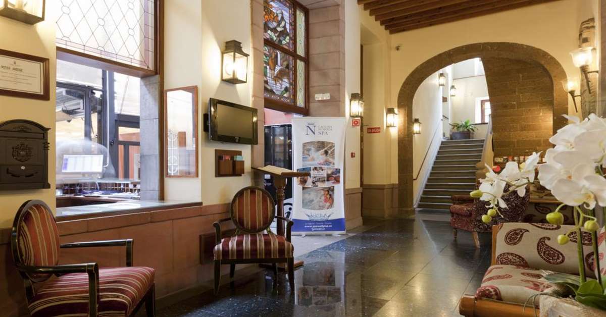 Een foto van het interieur van Hotel Laguna Nivaria