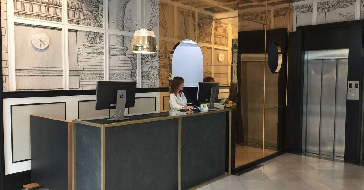 Een foto van het interieur van SH Ingles Boutique Hotel