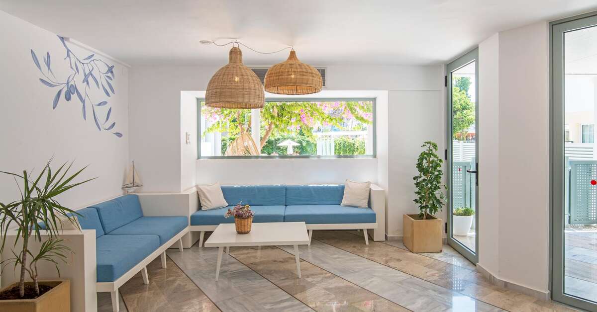 Een foto van het interieur van Alia Beach Hotel