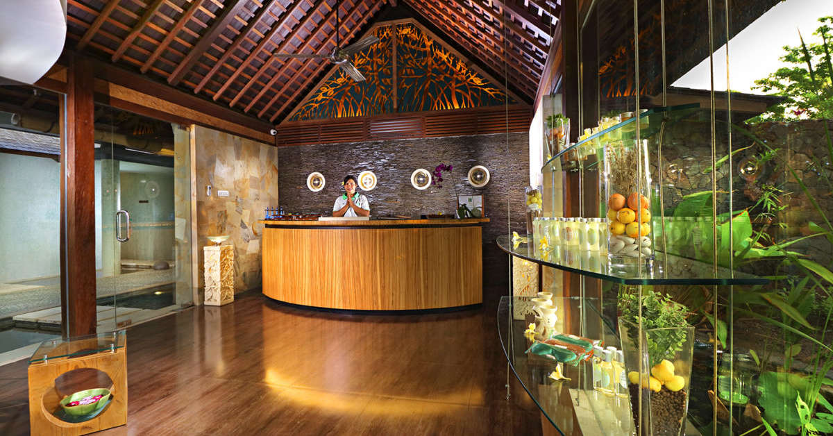 Een foto van het interieur van Mimpi Resort Menjangan