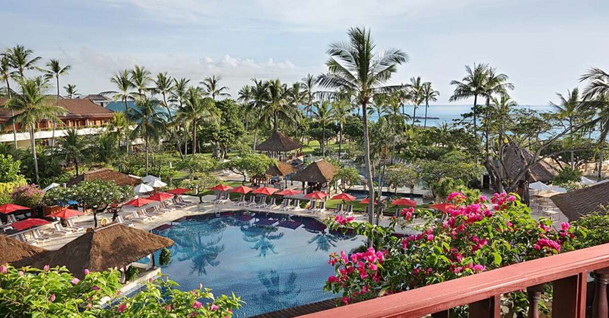 Een foto van het zwembad bij Nusa Dua Beach Hotel & Spa