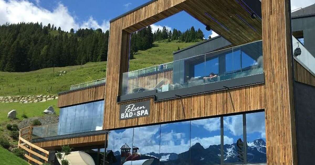 Ein Foto von der Außenansicht des Das Alpenwelt Resort