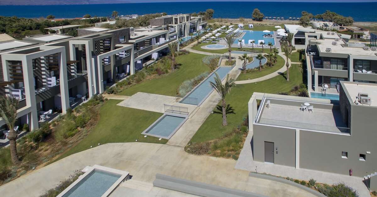 Een foto van het zwembad bij Myrion Beach Resort & Spa