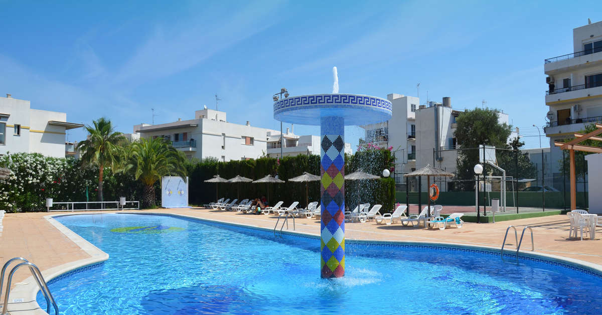 Een foto van het zwembad bij Aparthotel Club La Sirena