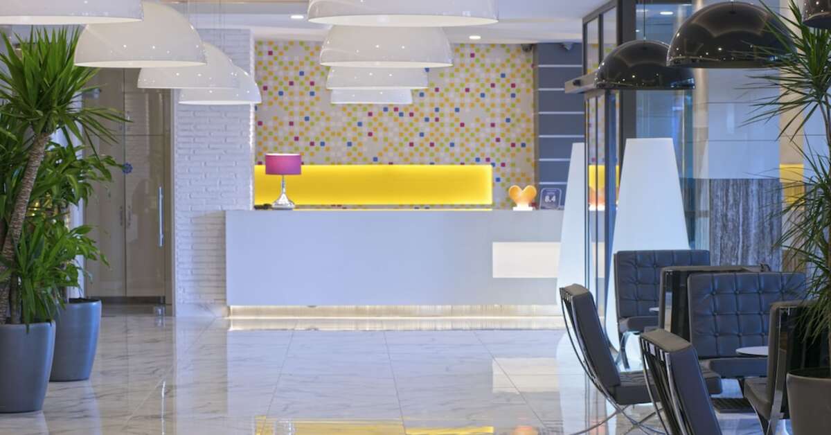 Een foto van het interieur van Kaptan Hotel
