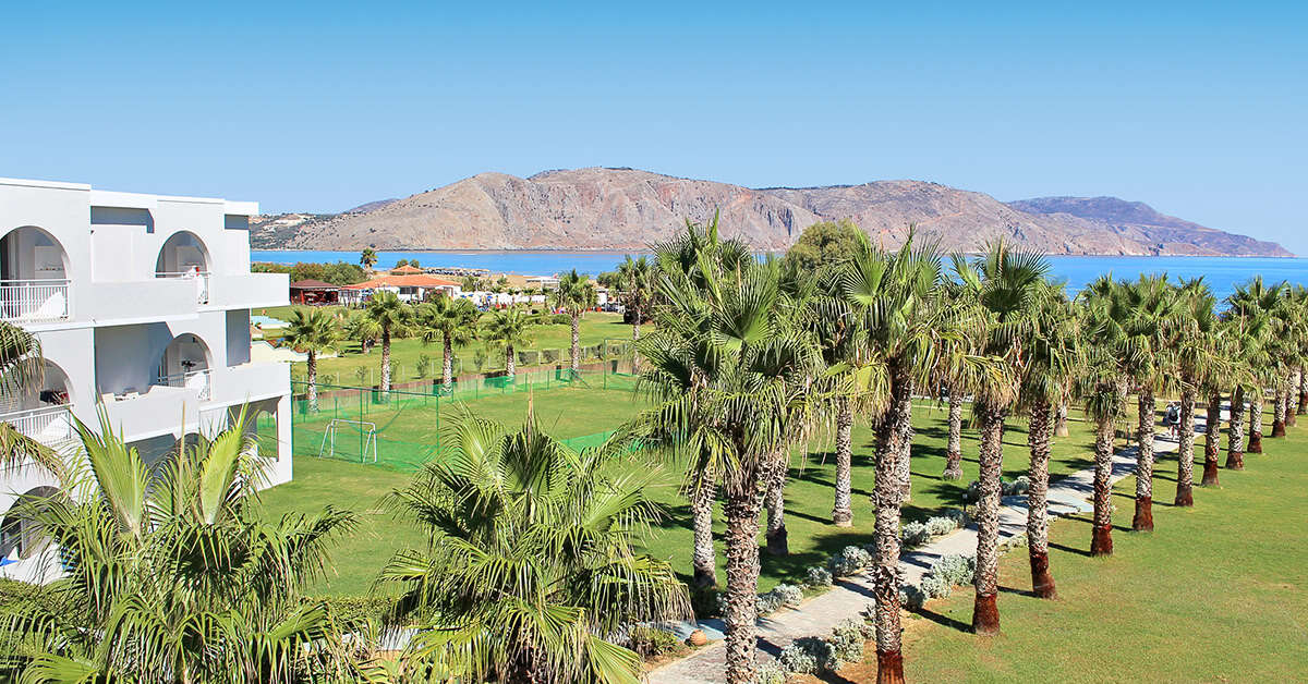 Ein Foto von der Außenansicht des Delfina Tropic Beach