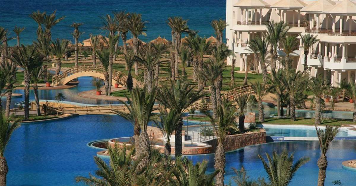 Ein Foto vom Pool im Hasdrubal Prestige Thalassa & Spa Djerba