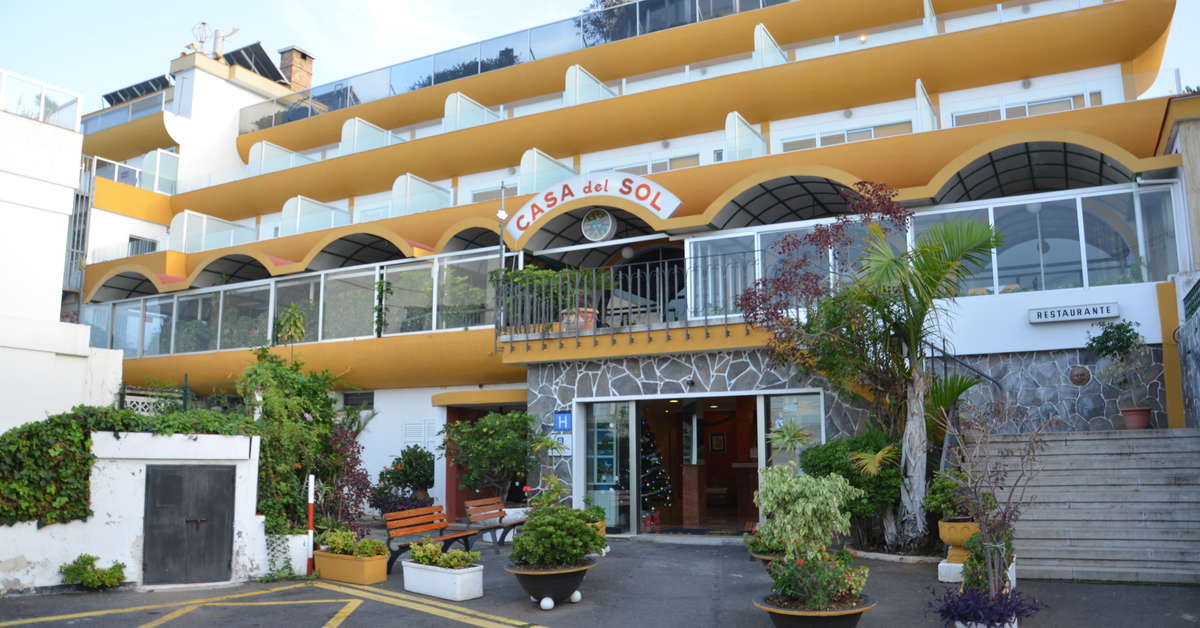 Een foto van de buitenkant van Casa Del Sol