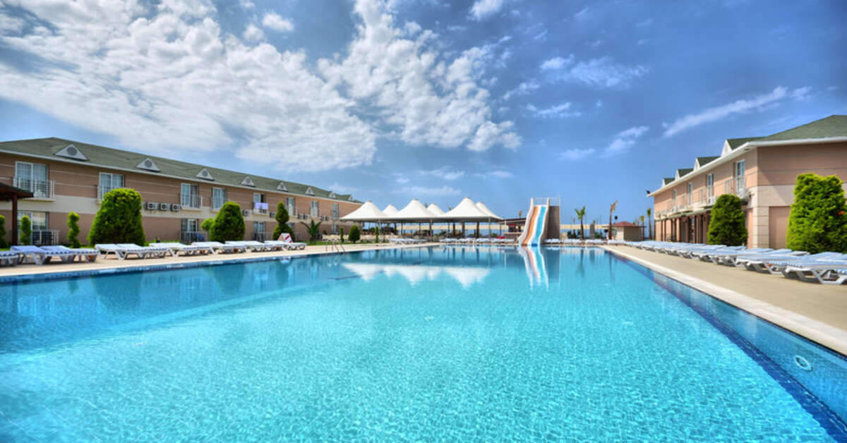 Een foto van het zwembad bij Ethno Belek