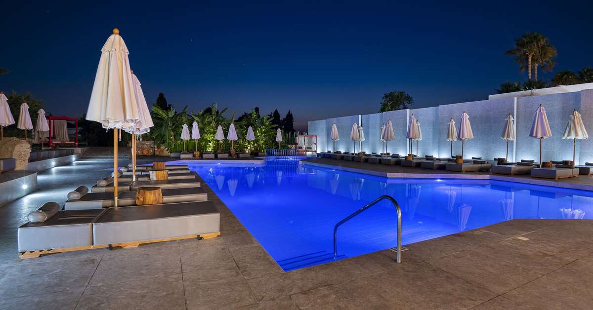 Ein Foto vom Pool im Diamond Boutique Hotel