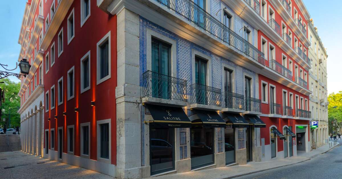 Ein Foto von der Außenansicht des Turim Boulevard Hotel