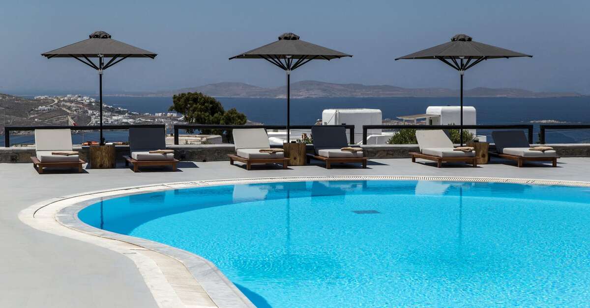 Een foto van het zwembad bij My Mykonos Hotel
