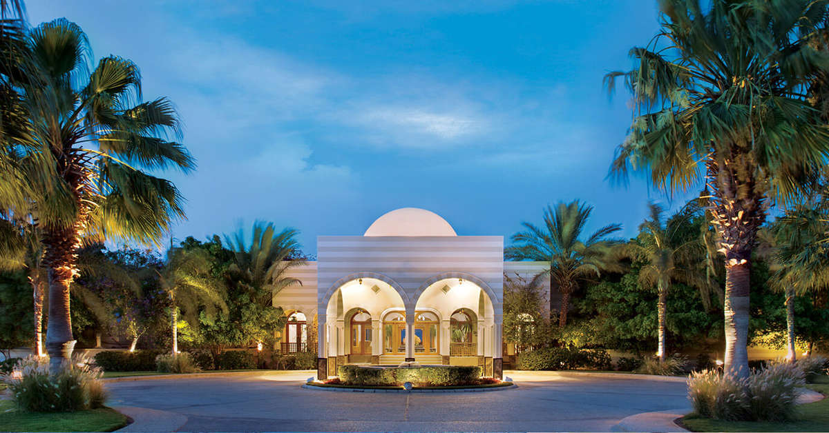 Ein Foto von der Außenansicht des The Oberoi Sahl Hasheesh