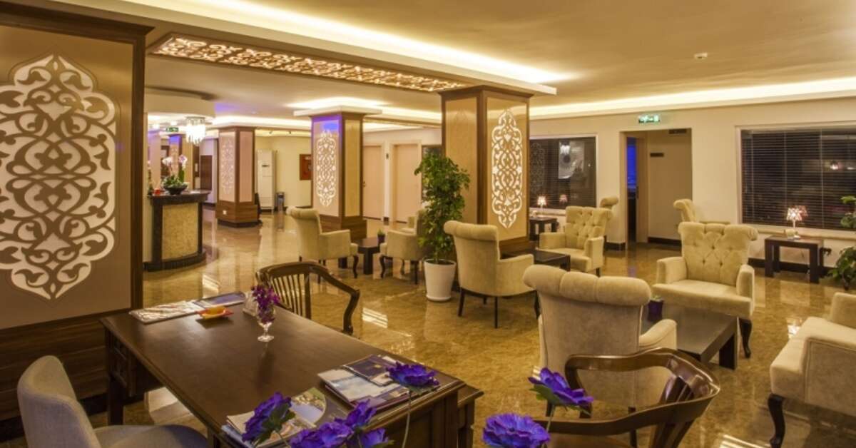 Ein Foto vom Innenbereich im Oba Time Hotel