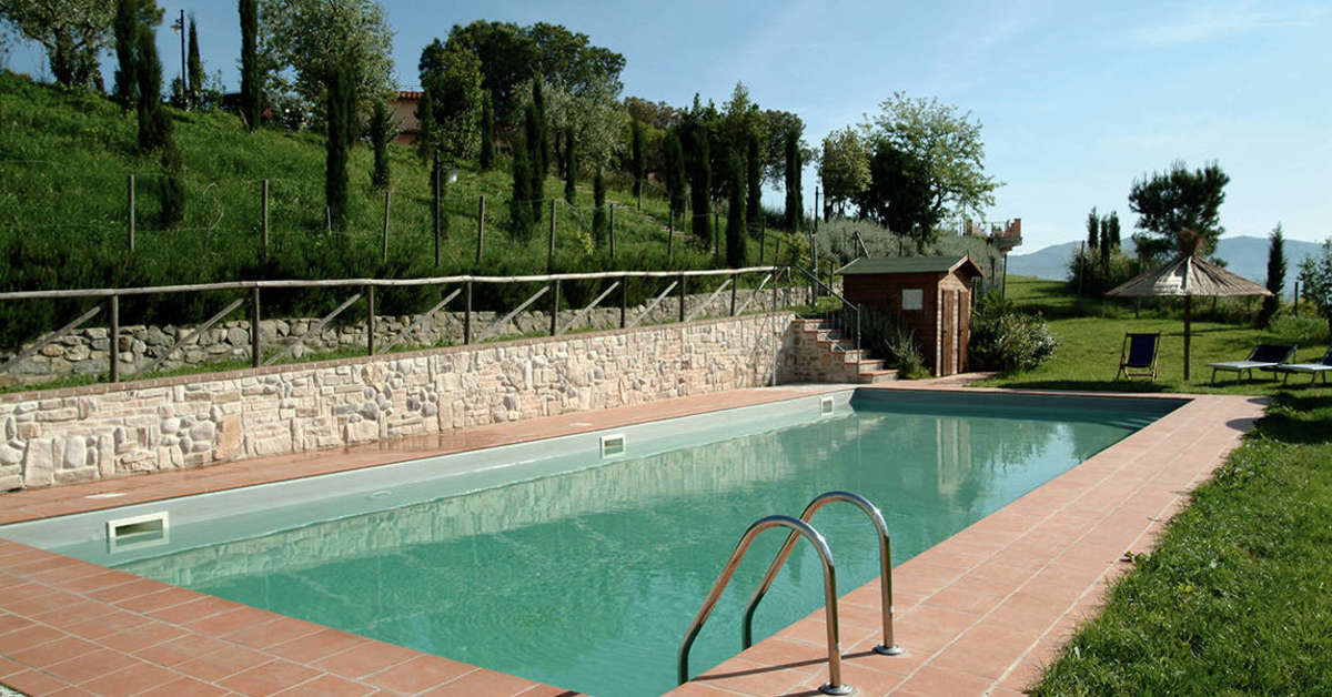 Een foto van het zwembad bij Agriturismo Isola Verde