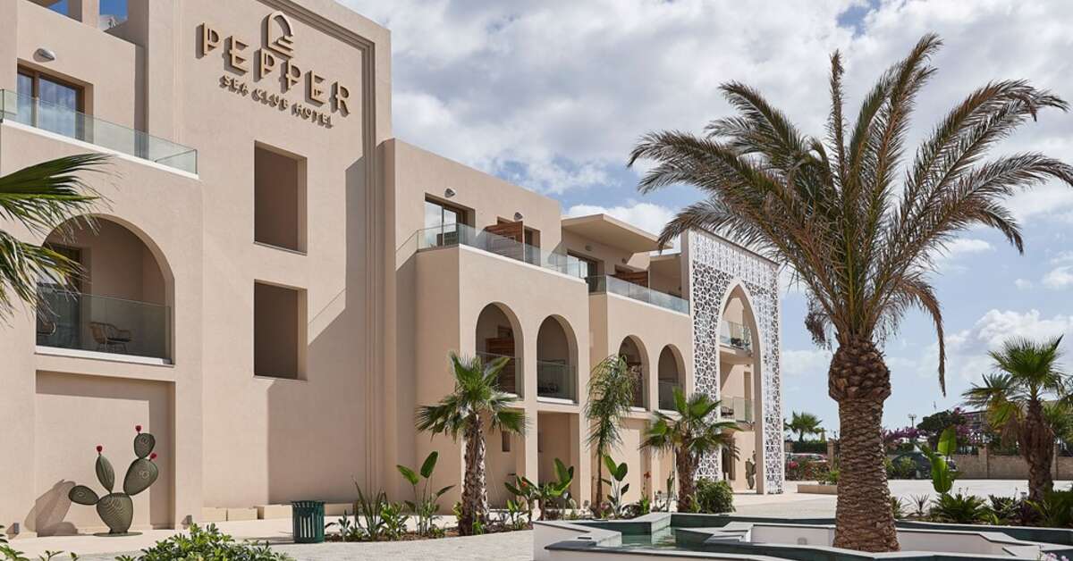 Ein Foto von der Außenansicht des Pepper Sea Club Hotel