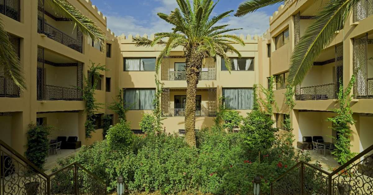 Een foto van de buitenkant van Adam Park Marrakech Hotel & Spa