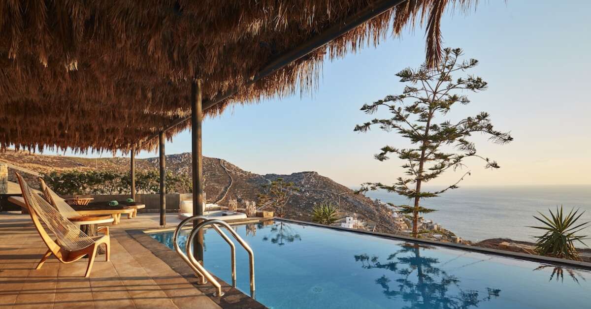 Een foto van het zwembad bij Myconian Utopia Relais & Chateaux