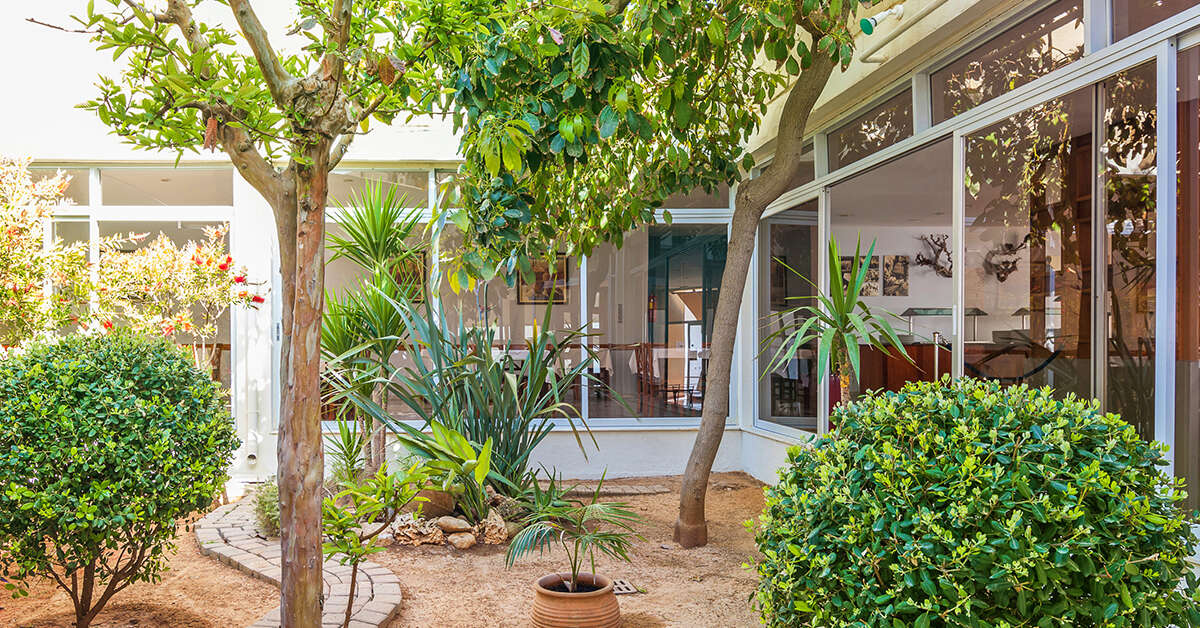 Ein Foto von der Außenansicht des Scaleta Beach Hotel