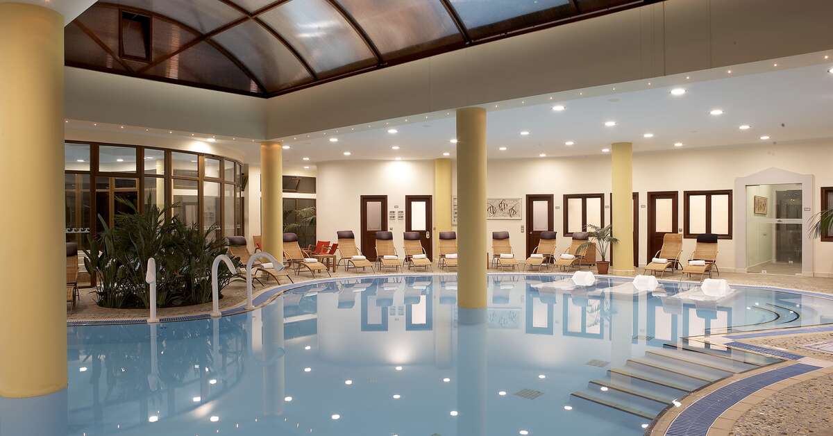 Een foto van het zwembad bij Atrium Palace Thalasso Spa Resort & Villas